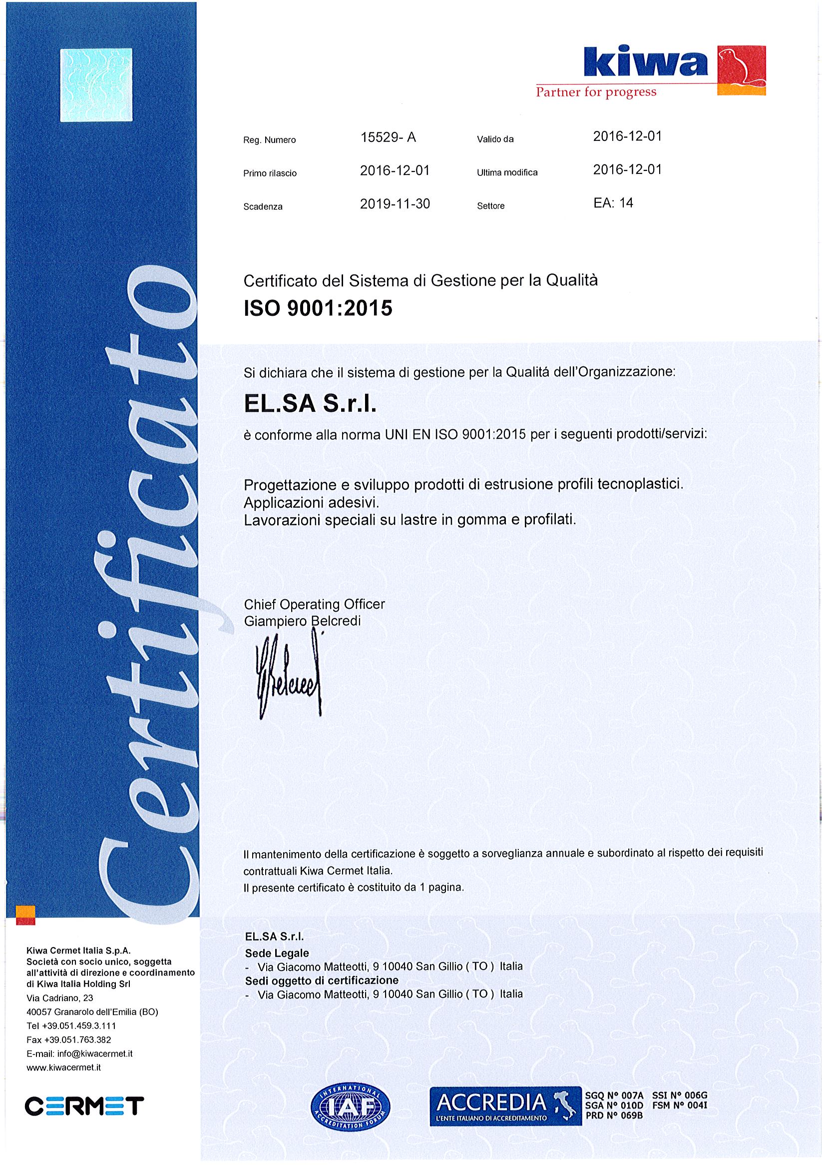 elsa_certificato9001